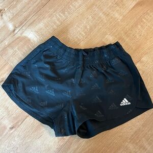 Adidas black athletic shorts size small
